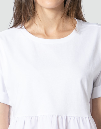 TWIN-SET Blusenshirt Im Material Mix