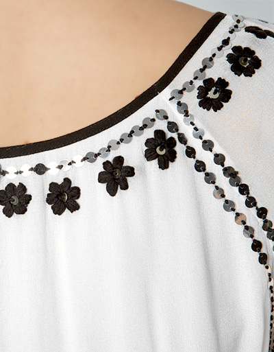 TWIN-SET Blusenshirt Mit Stickerei Und Pailetten