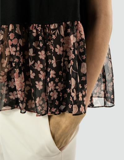 TWIN-SET Blusenshirt Raffinierter Layer-Optik