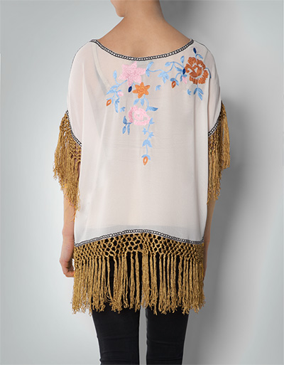 TWIN-SET Blusentop Mit Fransen