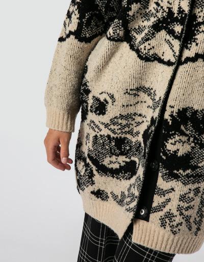 TWIN-SET Cardigan Im Ethno-Dessin