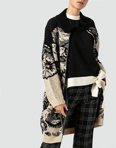 TWIN-SET Cardigan im Ethno-Dessin