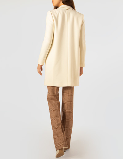 TWIN-SET Doppelreihiger Wollmantel In Blazerform