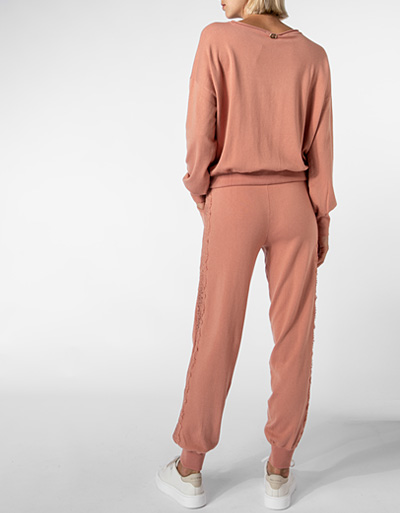 TWIN-SET Hose Mit Spitzen Details