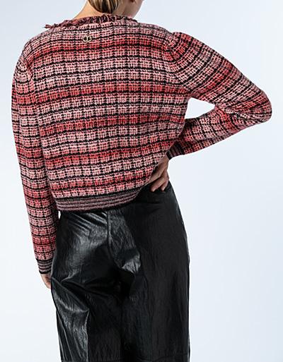 TWIN-SET Jaquardjacke Mit Alpaka