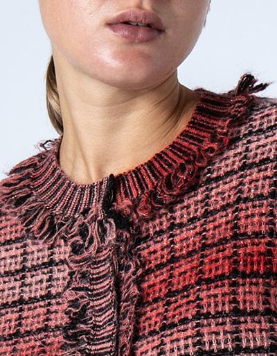 TWIN-SET Jaquardjacke Mit Alpaka