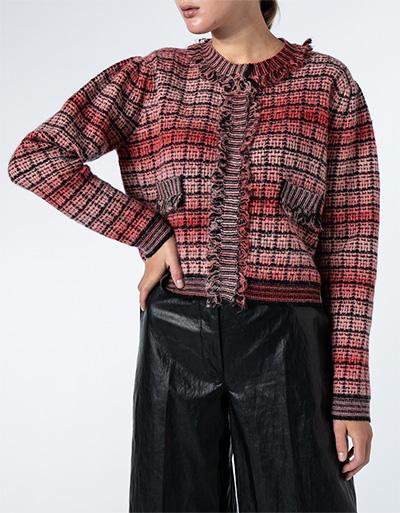 TWIN-SET Jaquardjacke mit Alpaka