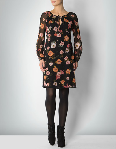 TWIN-SET Kleid in floralem Dessin