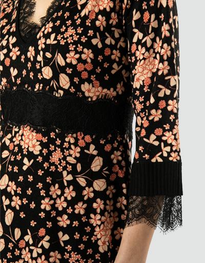 TWIN-SET Kleid Mit Spitzendetails