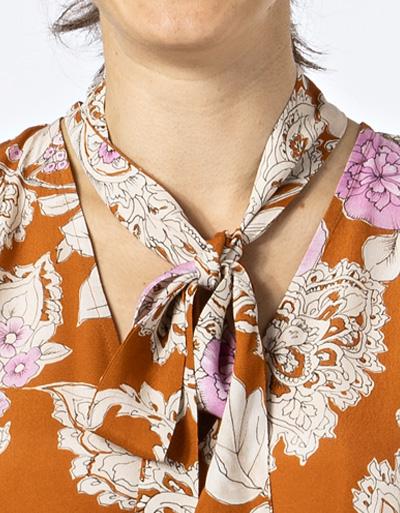 TWIN-SET Kleid Mit Transparenten Ärmel