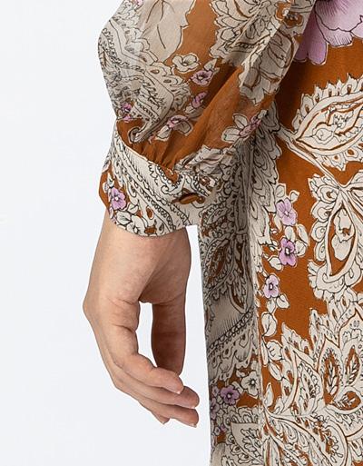 TWIN-SET Kleid Mit Transparenten Ärmel