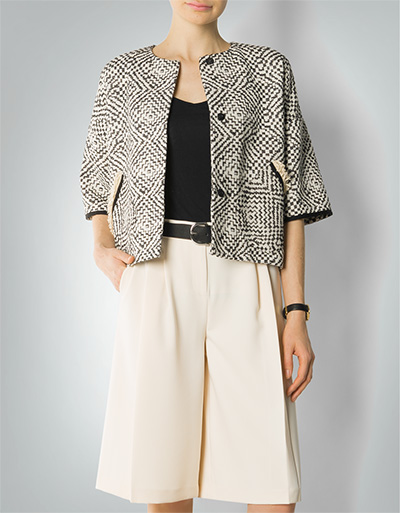 TWIN-SET Kurzjacke in grafischem Dessin