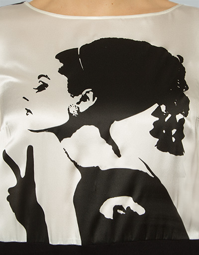 TWIN-SET Minikleid Mit Pop Art-Print