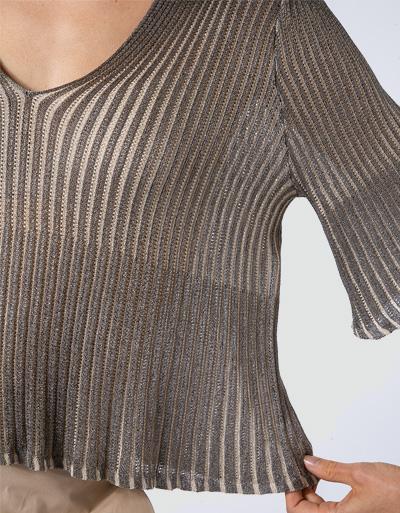 TWIN-SET Pullover Aus Schimmerndem Garn