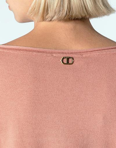 TWIN-SET Pullover Mit Details Aus Spitze