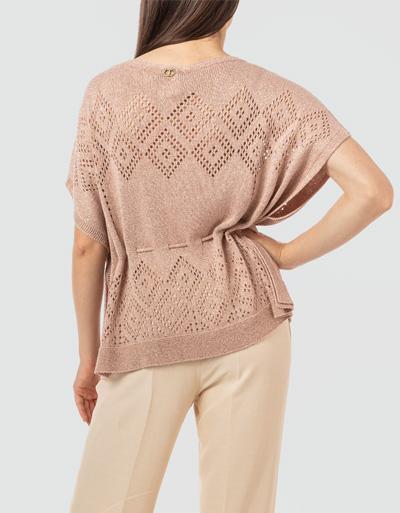 TWIN-SET Pullover Mit Lochstickerei