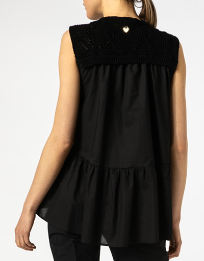 TWIN-SET Shirt Im Materialmix