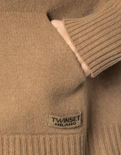 TWIN-SET Strickjacke Aus Wolle Und Kaschmir