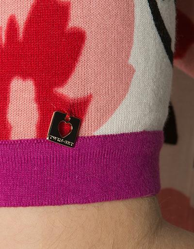 TWIN-SET Strickjacke Im Floral-Dessin