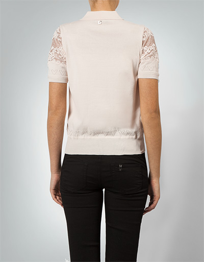 TWIN-SET Strickjacke Mit Spitzen-Einsatz