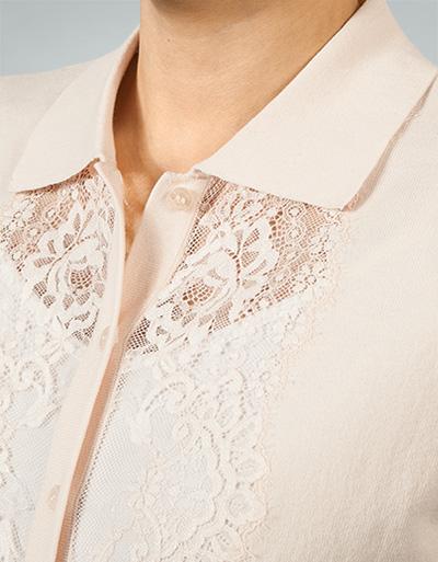 TWIN-SET Strickjacke Mit Spitzen-Einsatz