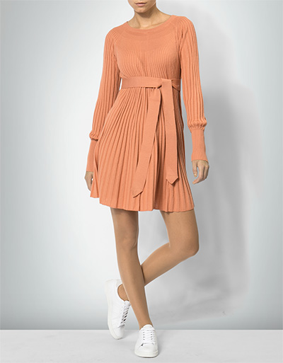 TWIN-SET Strickkleid in Plissee-Optik