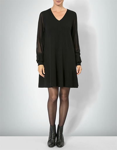 TWIN-SET Strickkleid mit Chiffonärmeln