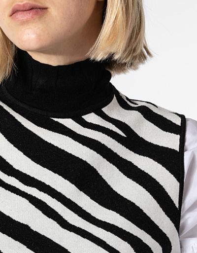 TWIN-SET Stricktop Im Animal Dessin