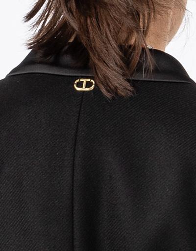 TWIN-SET Wollmantel In Italienischer Größe