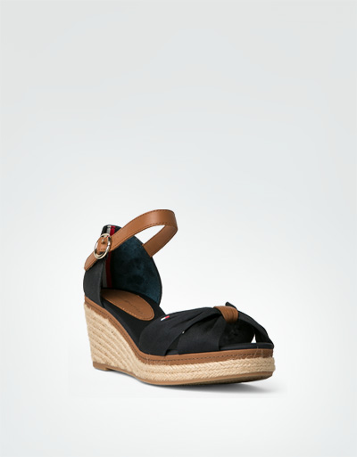 Tommy Hilfiger Wedges Mit Absatz In Espadrilles-Optik