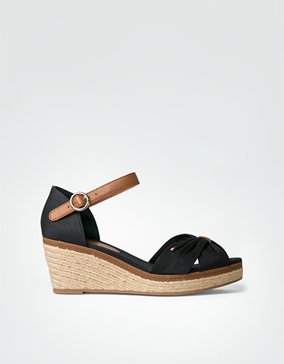Tommy Hilfiger Wedges mit Absatz in Espadrilles-Optik