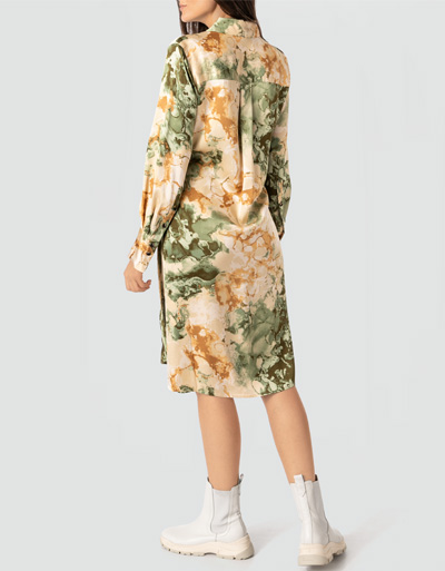 SECOND FEMALE Wickelkleid Mit Seitlicher Knopfleiste