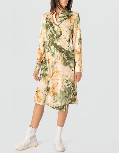 SECOND FEMALE Wickelkleid mit seitlicher Knopfleiste