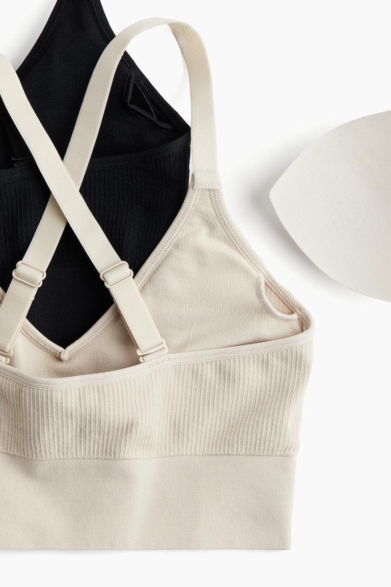 H&M 2er-Pack Sport-BHs Aus DryMove™ Medium Support