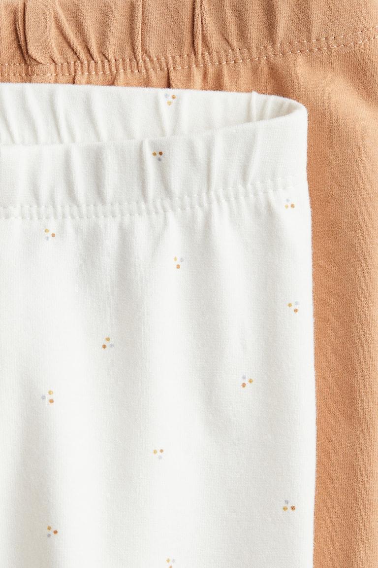 H&M 2er-Pack Superweiche Leggings Aus Baumwolljersey