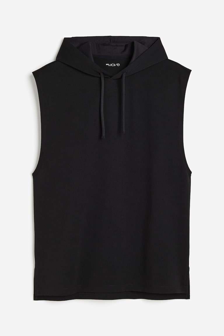 H&M Ärmelloser Sport-Hoodie mit DryMove™ Regular Fit