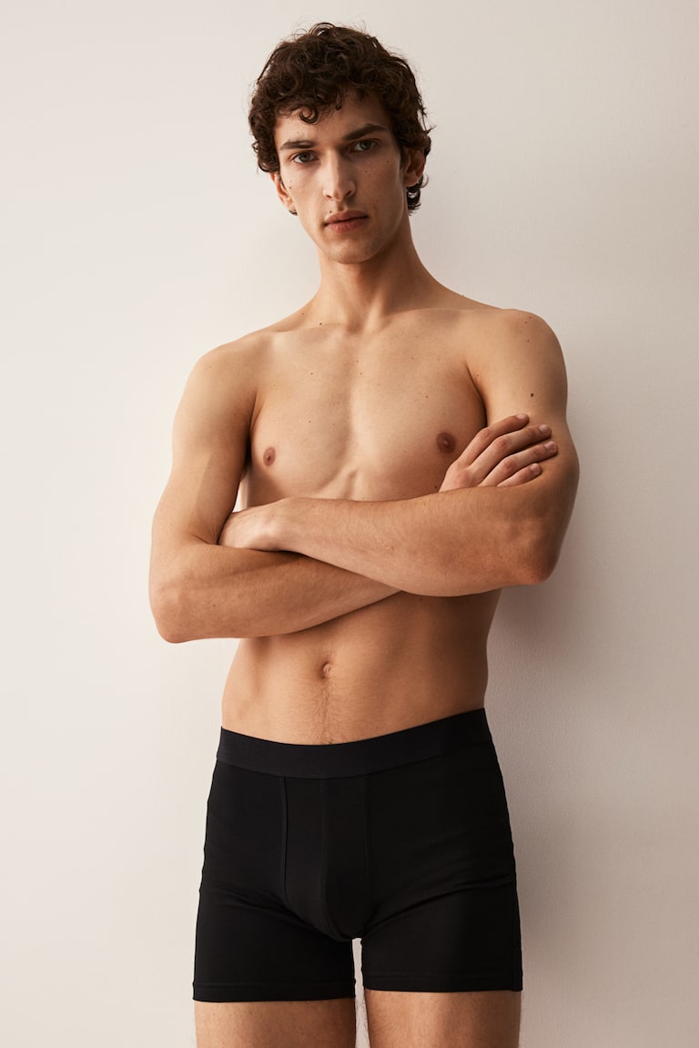 H&M 10er-Pack Halblange Trunks mit Lycra®