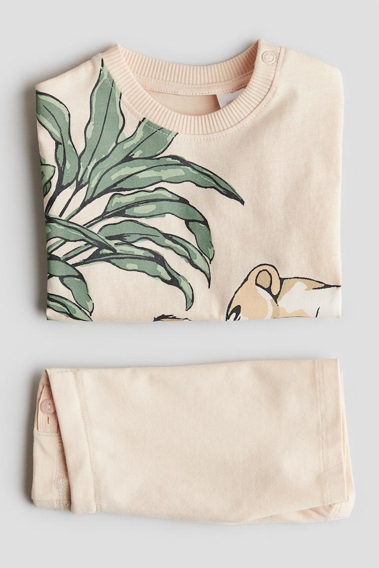 H&M 2-teiliges Baumwollset Mit Print