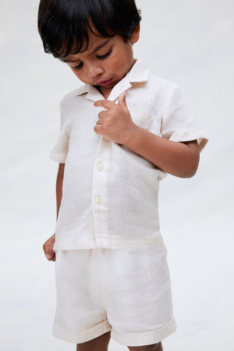 H&M 2-teiliges Leinenset