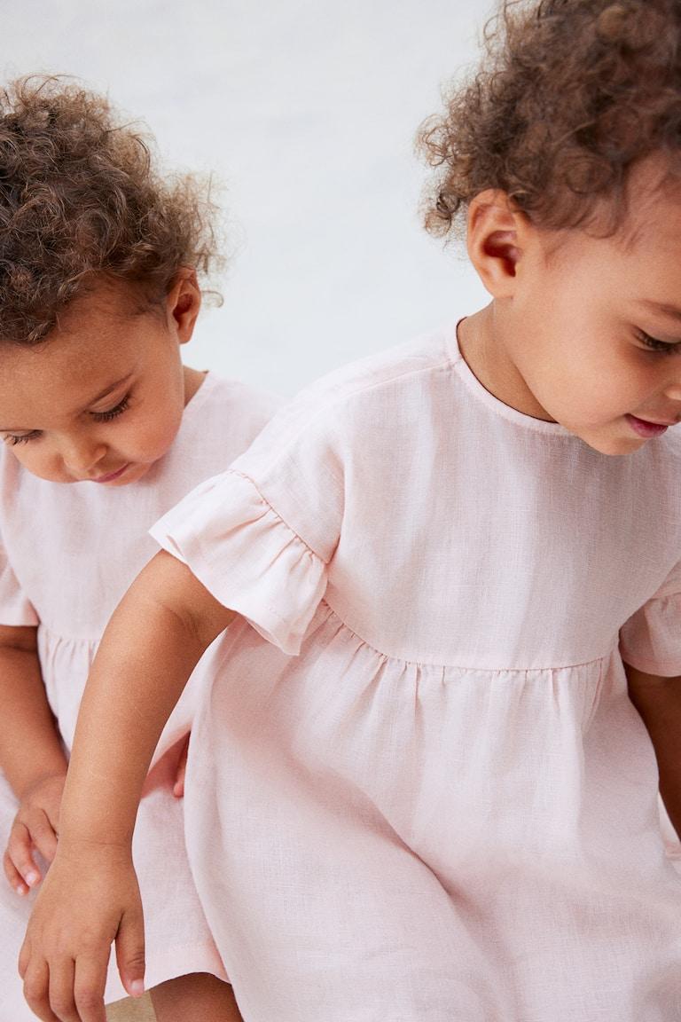 H&M 2-teiliges Leinenset Mit Kleid Und Pumphose