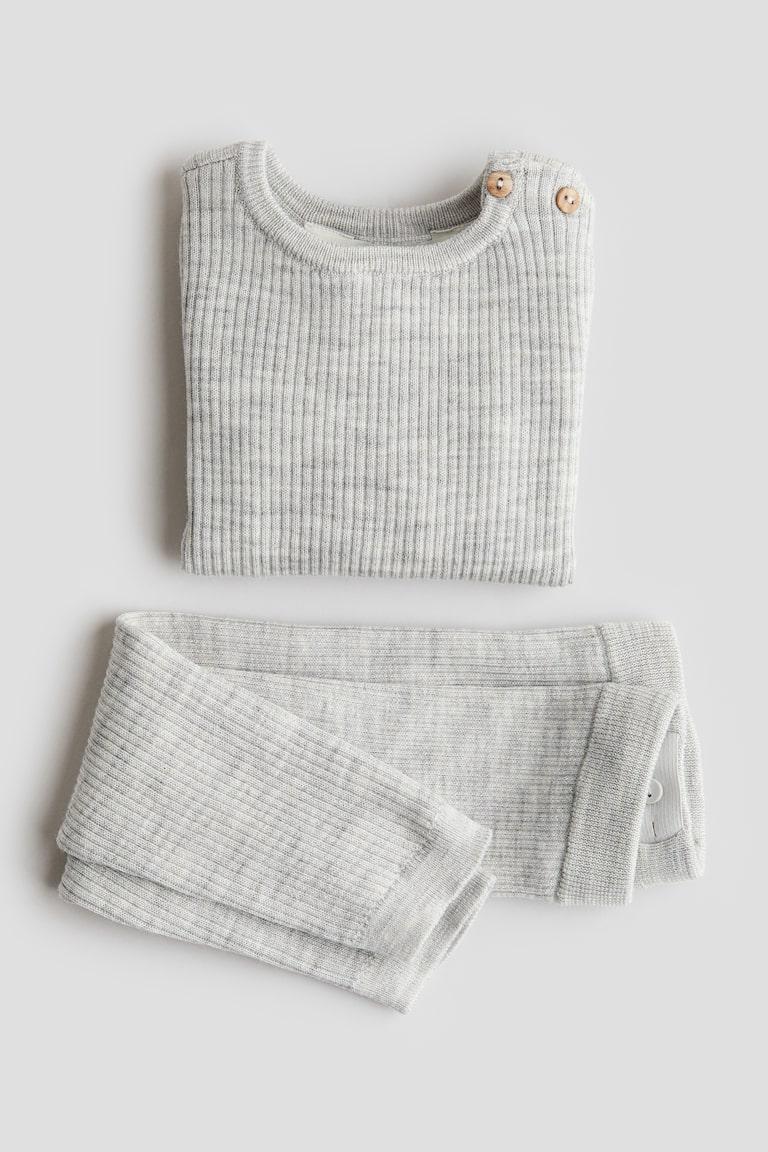 H&M 2-teiliges Set Aus Merinowolle