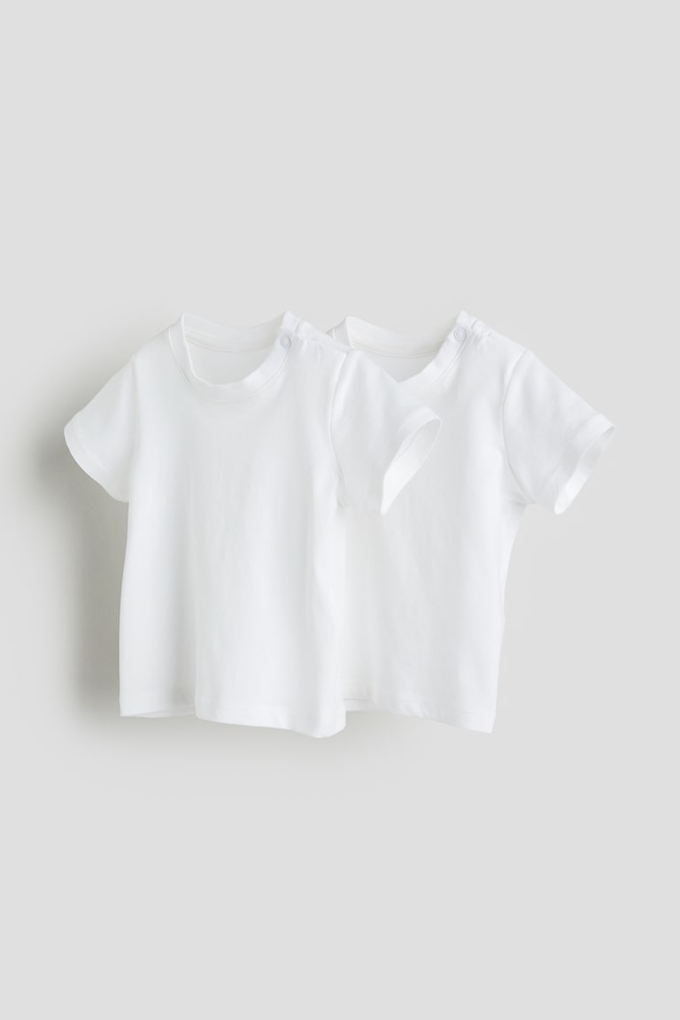 H&M 2er-Pack Baumwoll-T-Shirts