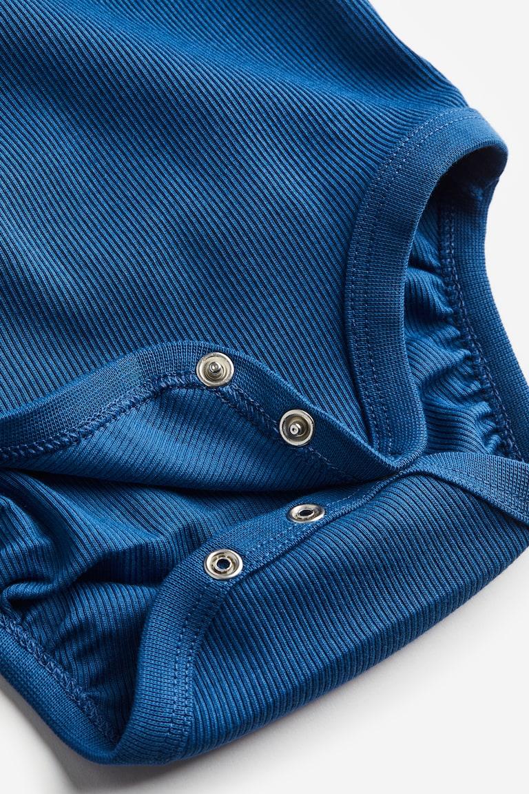 H&M 2er-Pack Geripptes Baumwollset