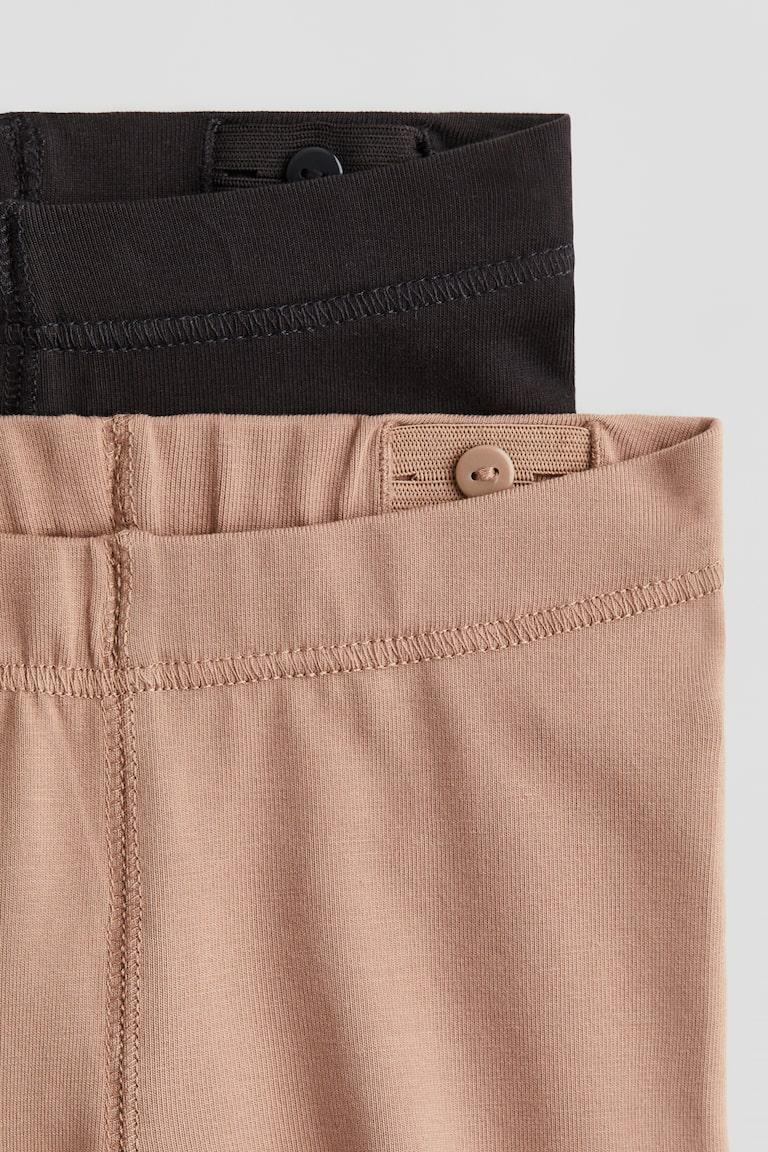 H&M 2er-Pack Jersey-Leggings Aus Pima-Baumwolle
