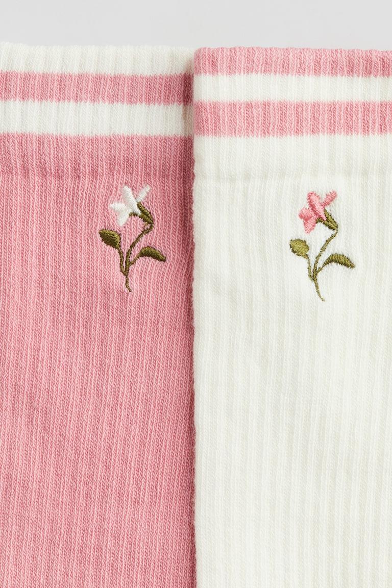 H&M 2er-Pack Kniestrümpfe