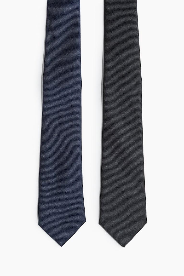 H&M 2er-Pack Krawatten