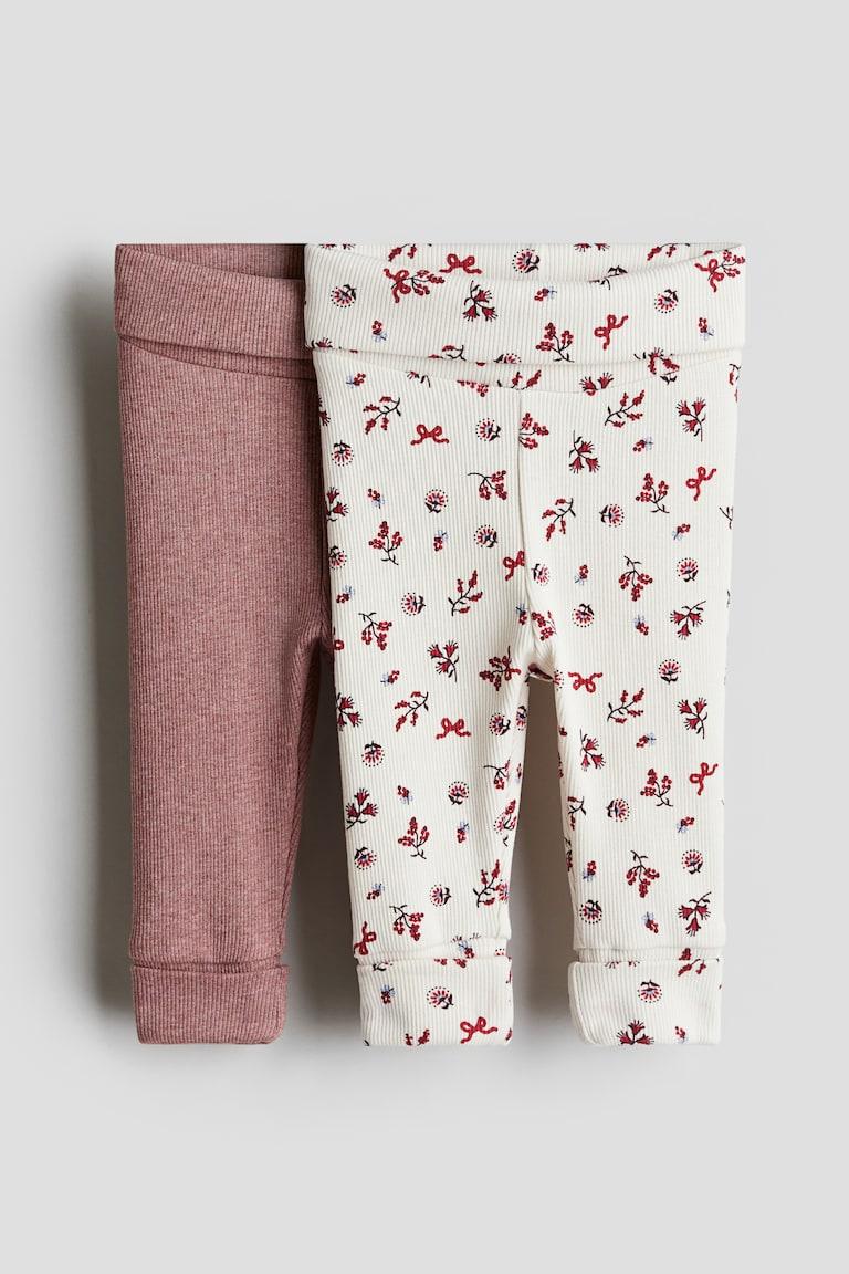 H&M 2er-Pack Leggings zum Mitwachsen