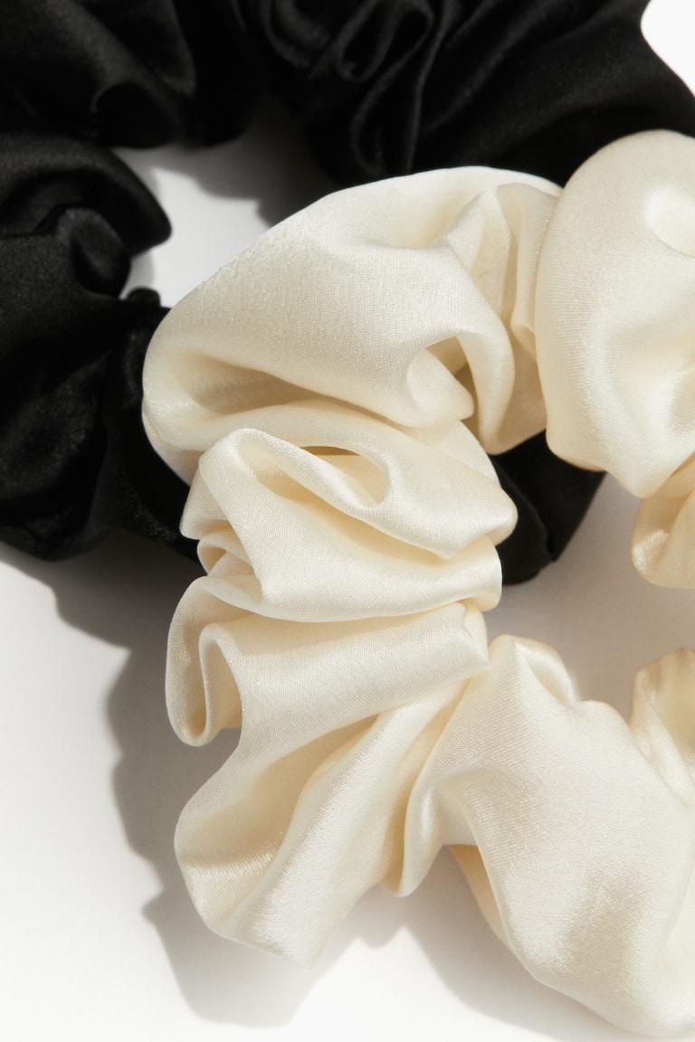 H&M 2er-Pack Scrunchies Aus Seide