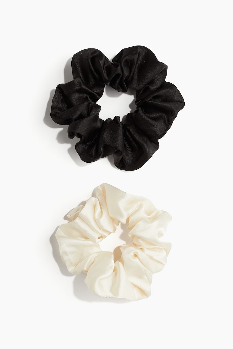 H&M 2er-Pack Scrunchies aus Seide