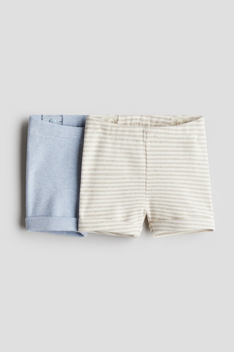 H&M 2er-Pack Shorts aus Baumwolljersey